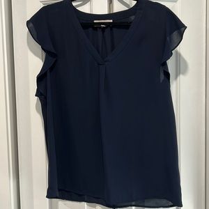 3/$23 Navy short sleeve blouse
